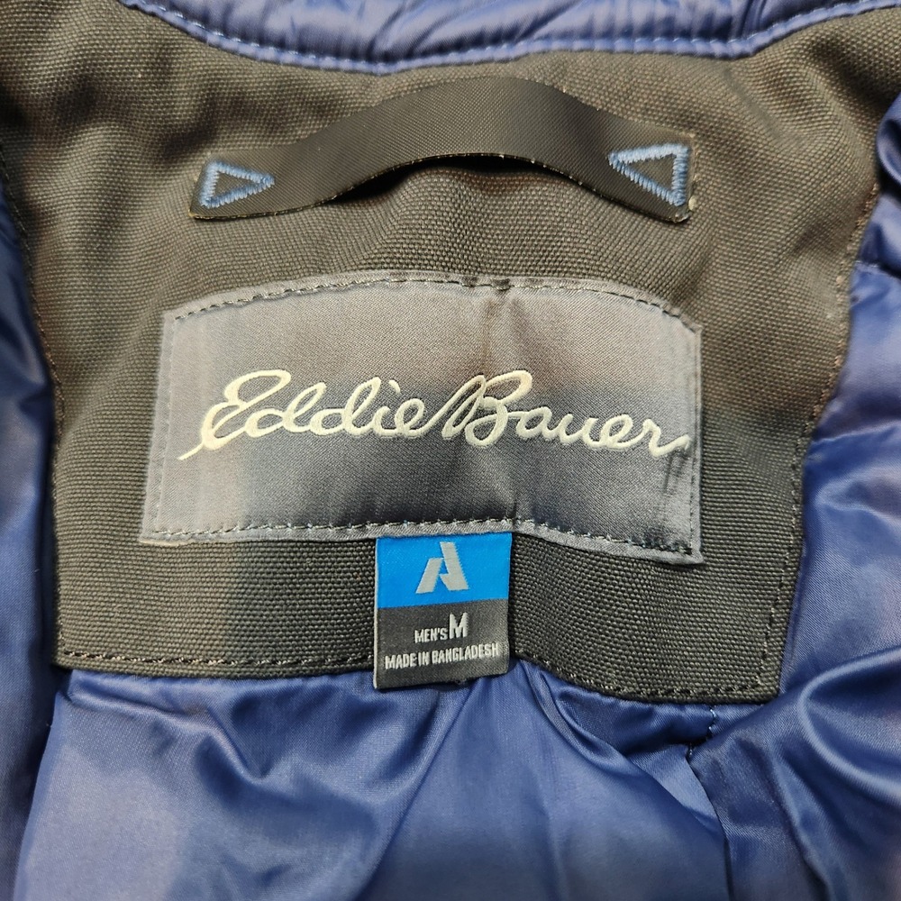Eddie Bauer First Ascent Cordura Utility Jacket Gray Mens Full Zip Mock Neck Med - Picture 10 of 12